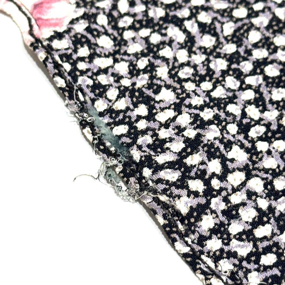 Vtg 90s Starina Bias Cut Maxi Dress Floral Grunge Roses Whimsigoth Charmed Goth - Picture 11 of 14